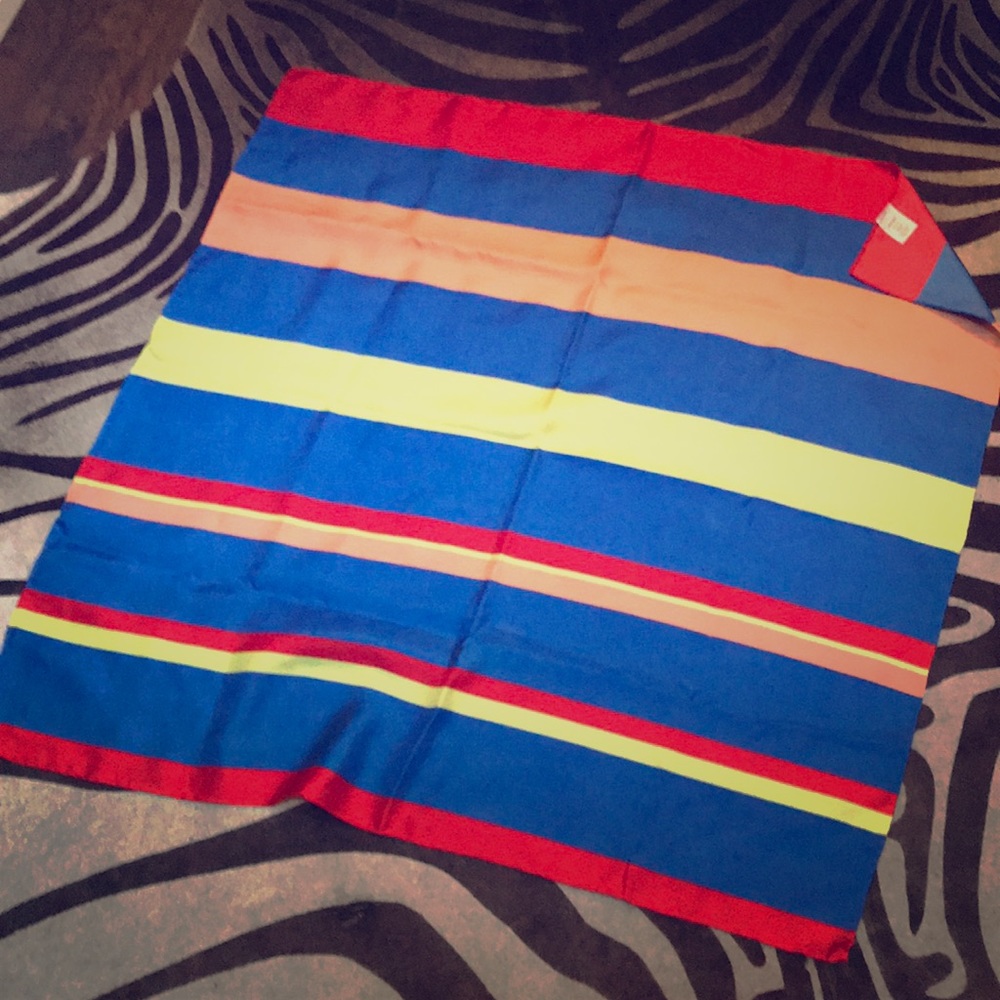 J. Crew Large Striped Scarf